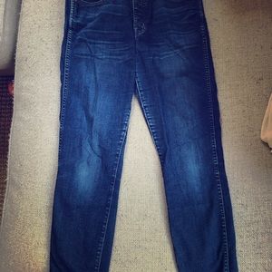 Madewell high rise skinny jeans